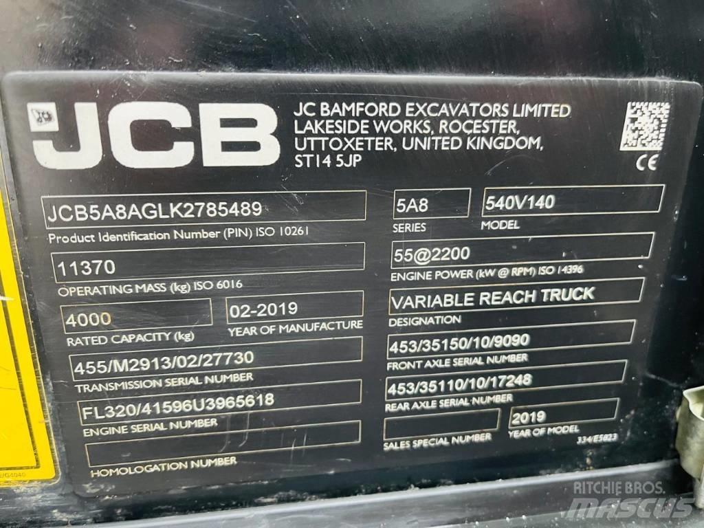 JCB 540-140 伸縮臂操作車