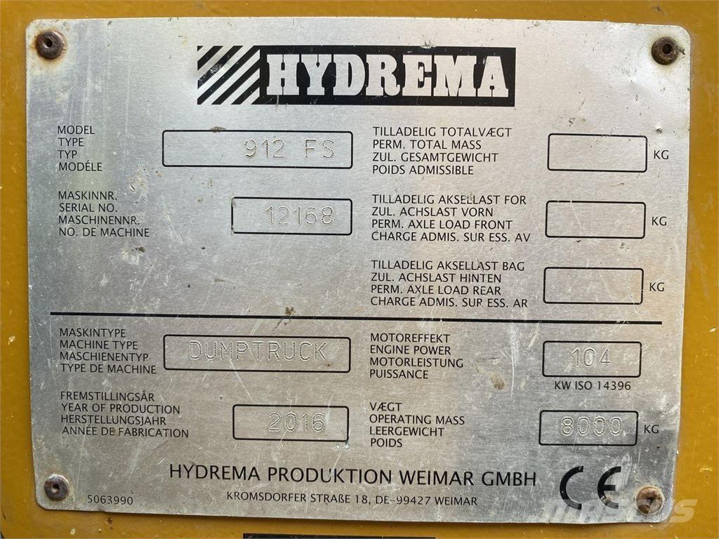 Hydrema 912 側卸礦車