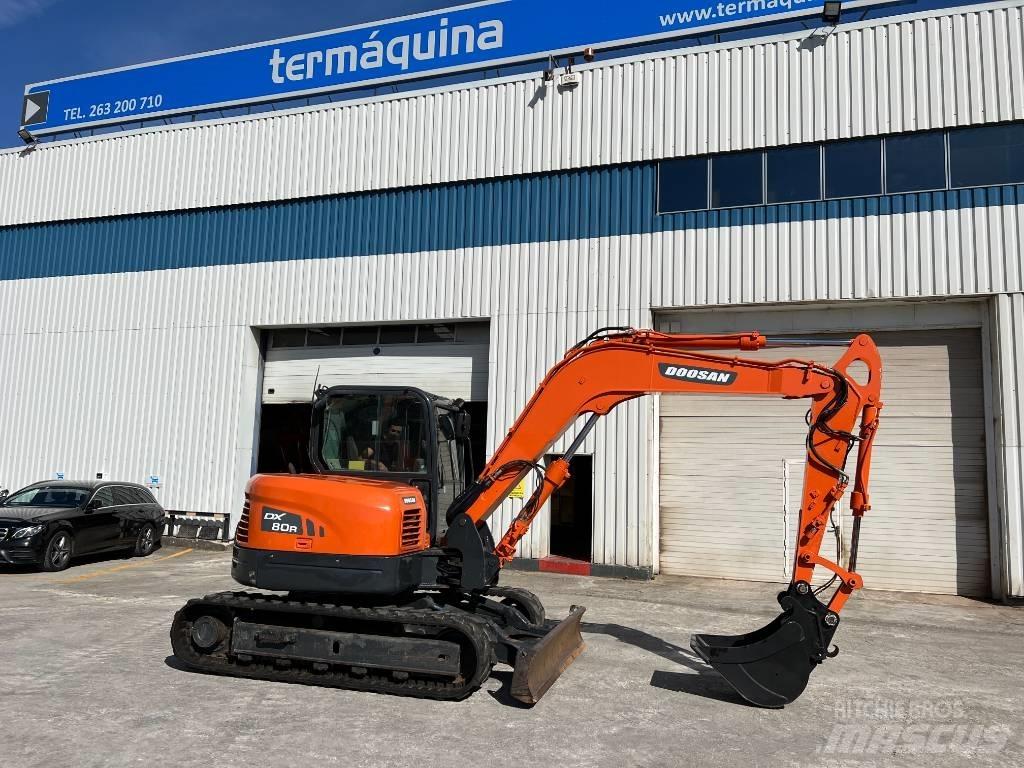 Doosan DX 80 R 中型挖土機/掘鑿機/挖掘機 7t-12t