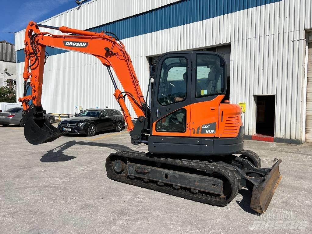 Doosan DX 80 R 中型挖土機/掘鑿機/挖掘機 7t-12t
