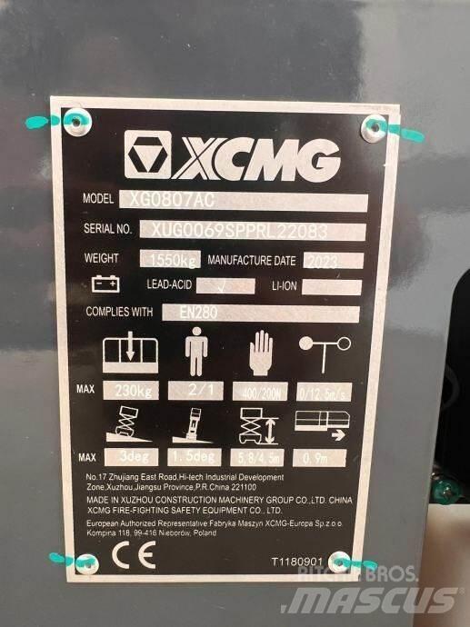 XCMG XG0807AC 剪式升降機