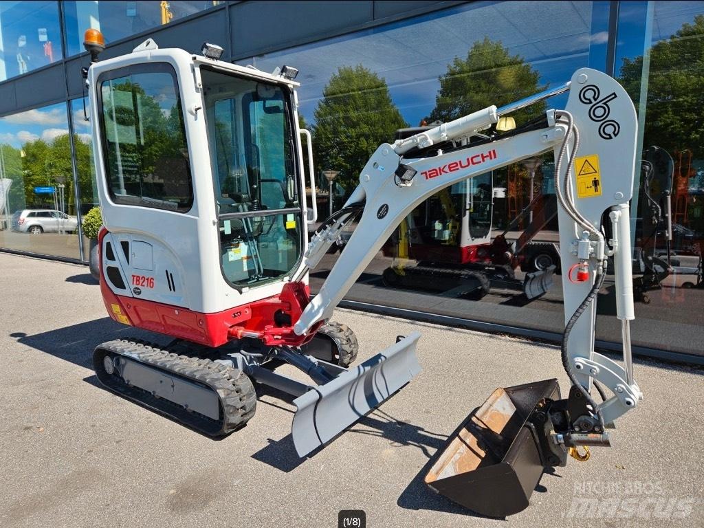 Takeuchi TB 216 小型挖土機/掘鑿機<7t(小型挖掘機)