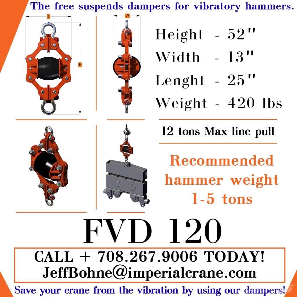  Finaros FVD 120 液壓打樁錘