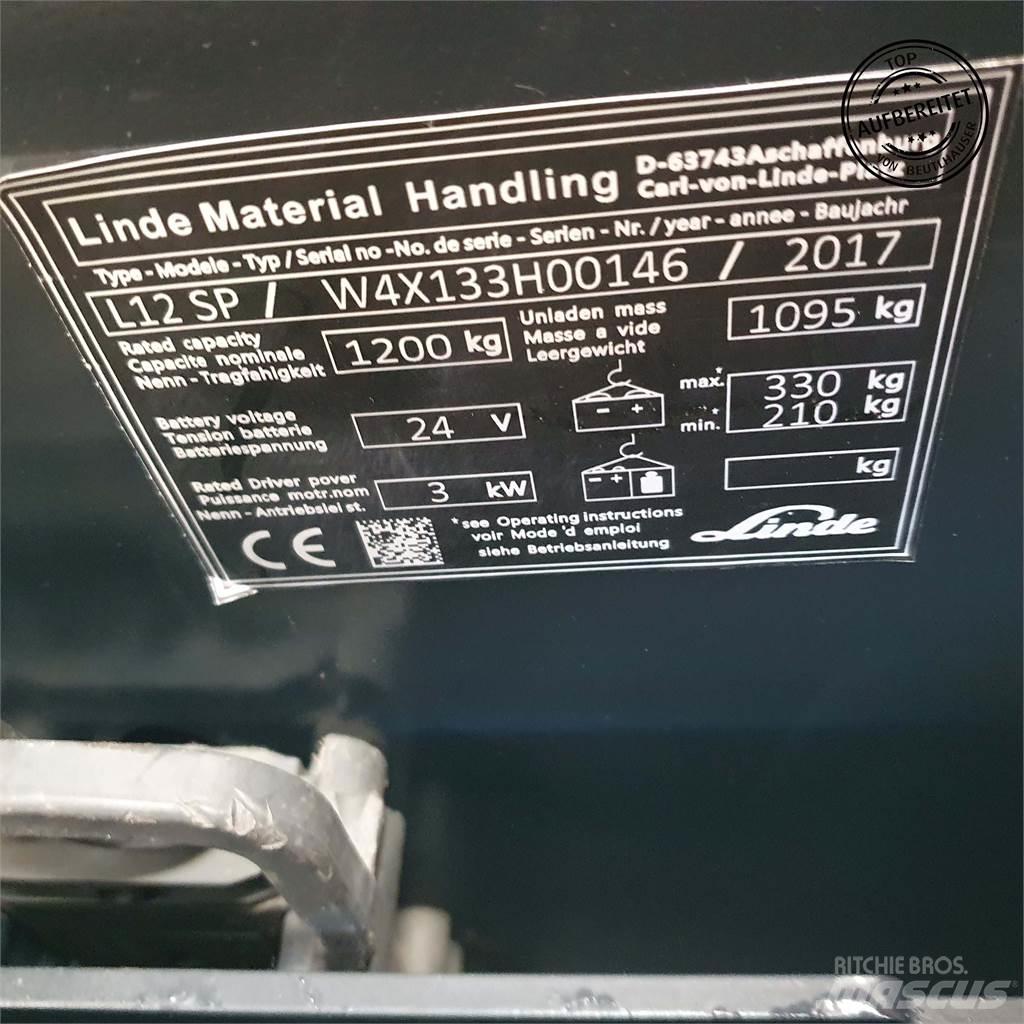 Linde L12SP 行走控制式堆積機