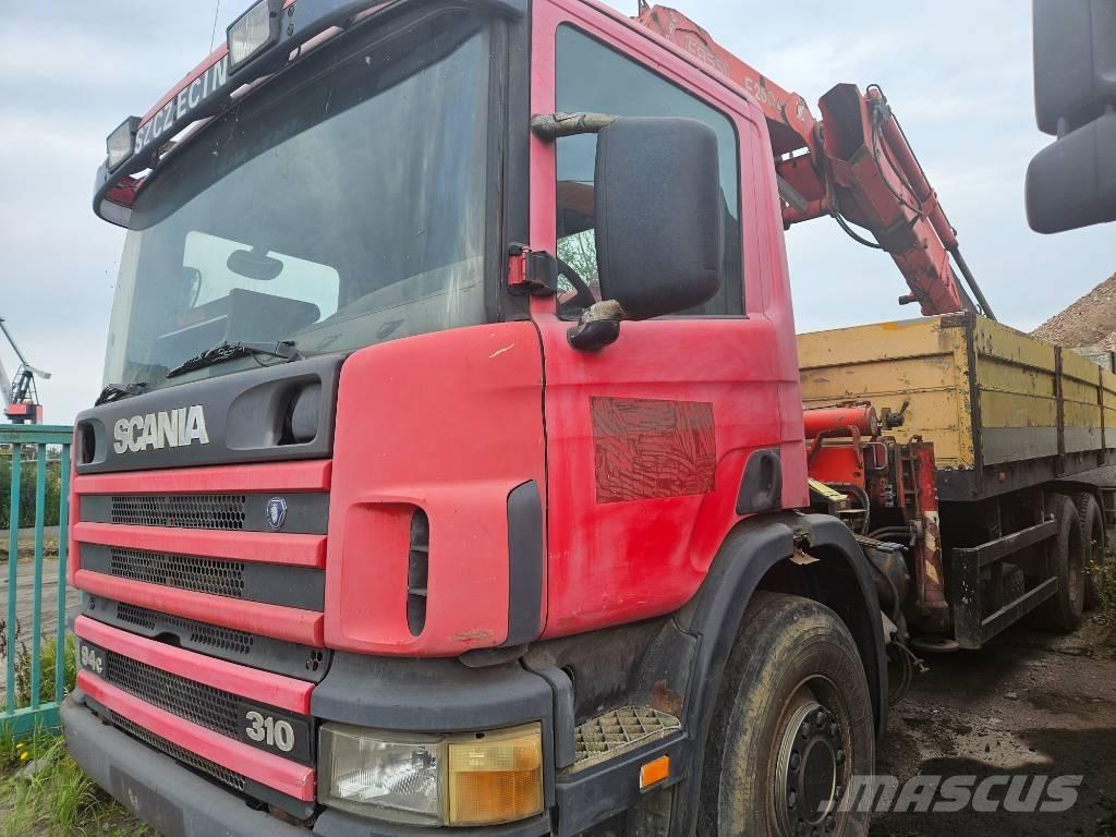 Scania P 94 FASSI 貨箱式卡車