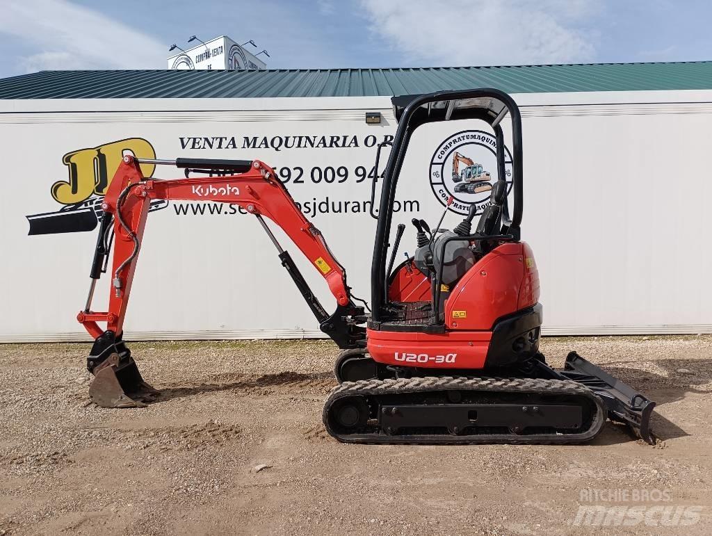 Kubota U 20-3a 小型挖土機/掘鑿機<7t(小型挖掘機)