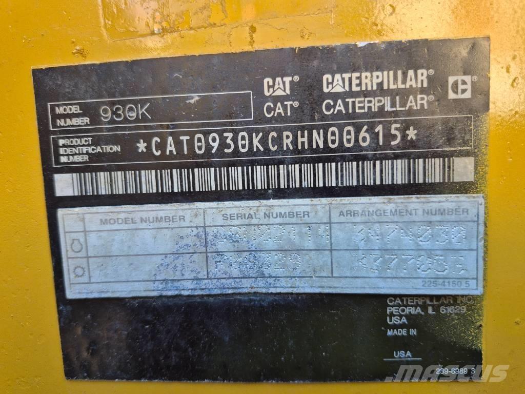 CAT 930 K 輪胎式裝載機