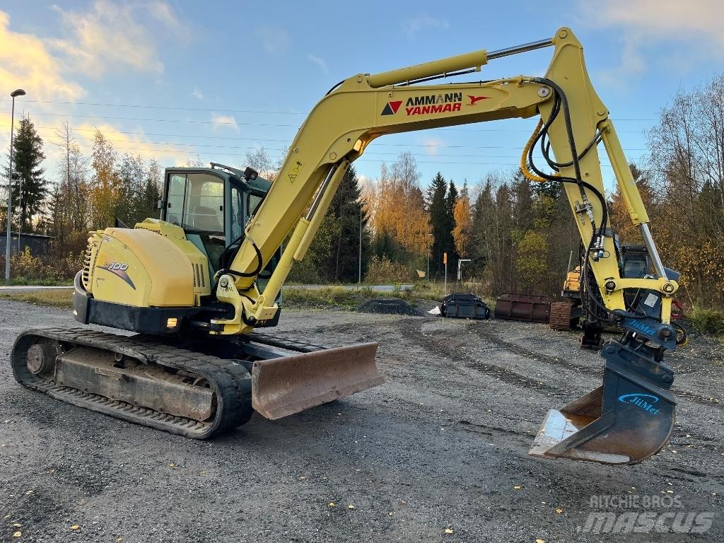Yanmar SV 100 中型挖土機/掘鑿機/挖掘機 7t-12t