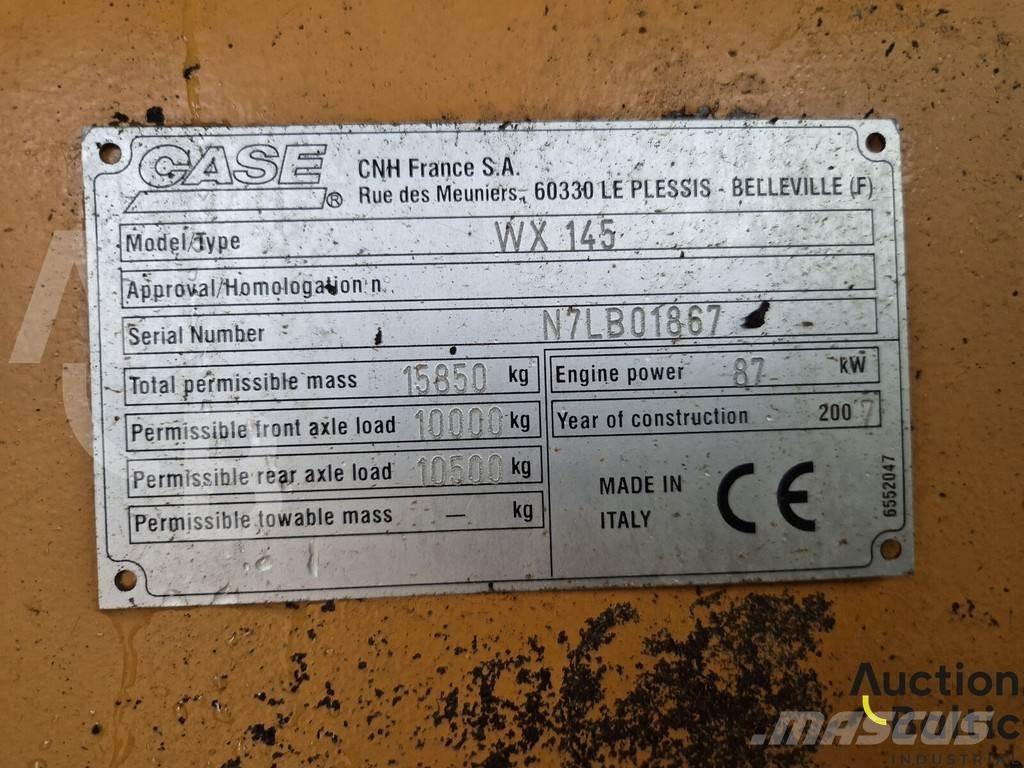 CASE WX 145 旋轉式挖土機/掘鑿機/挖掘機
