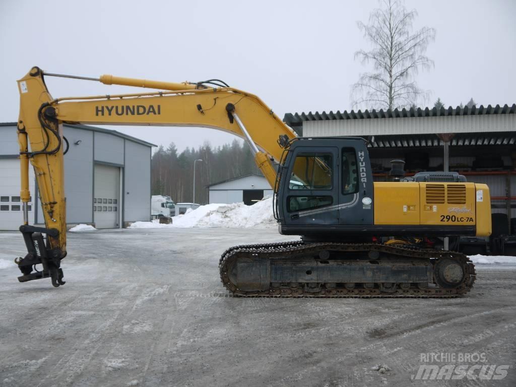 Hyundai R 290 LC-7A 履帶式 挖土機/掘鑿機/挖掘機