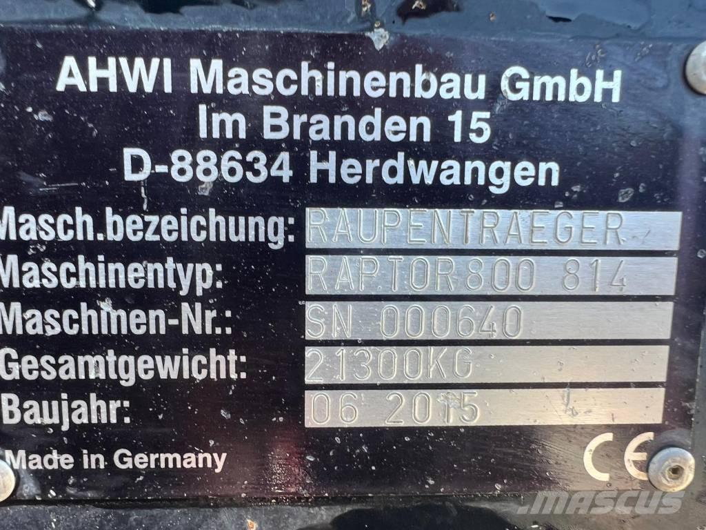 Prinoth Raptor 800 林業覆蓋機