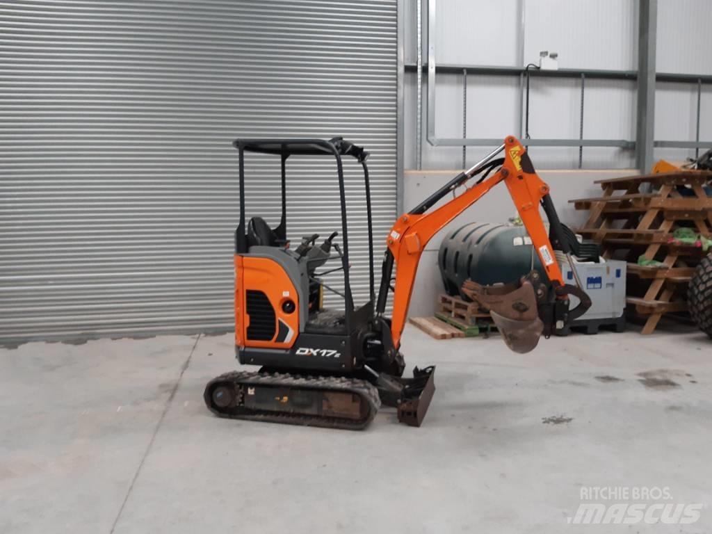 Doosan DX17Z 小型挖土機/掘鑿機<7t(小型挖掘機)