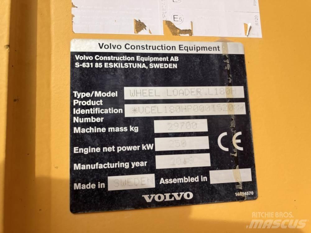 Volvo L180H 輪胎式裝載機