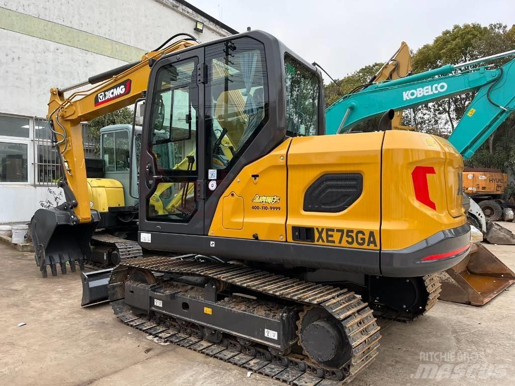 XCMG XE 75 D 中型挖土機/掘鑿機/挖掘機 7t-12t