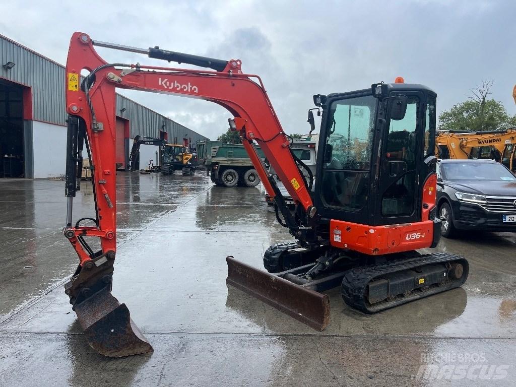 Kubota U 36-4 小型挖土機/掘鑿機<7t(小型挖掘機)