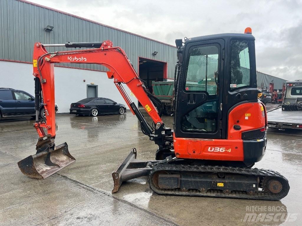Kubota U 36-4 小型挖土機/掘鑿機<7t(小型挖掘機)