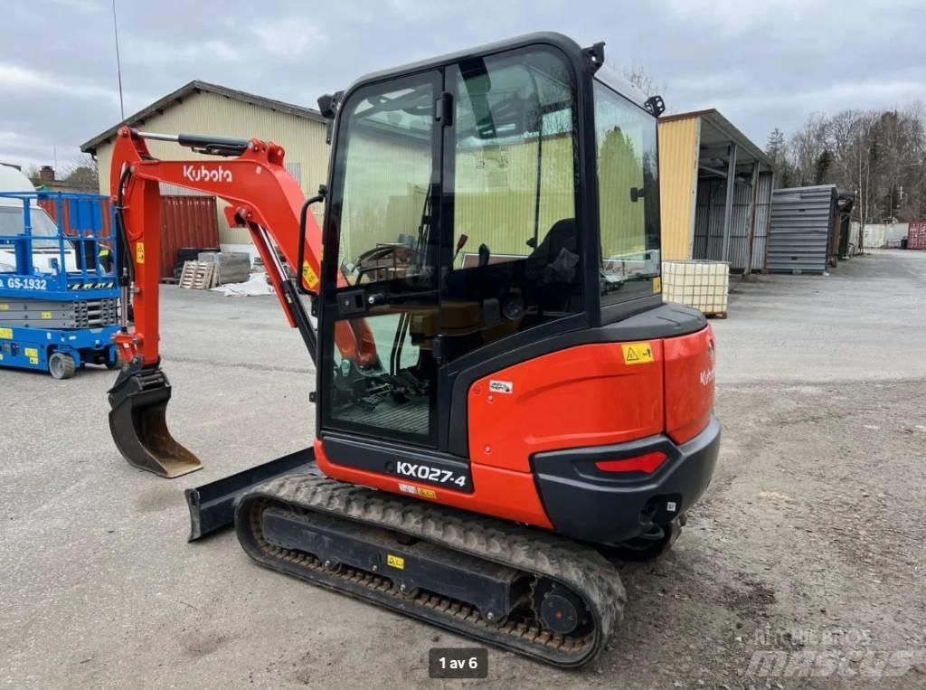 Kubota KX 027 小型挖土機/掘鑿機<7t(小型挖掘機)
