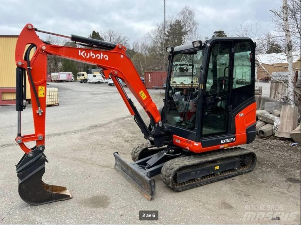 Kubota KX 027 小型挖土機/掘鑿機<7t(小型挖掘機)