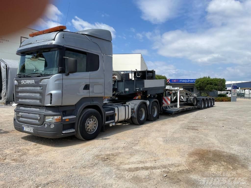 Scania R 580 平板 / 絞盤 卡車