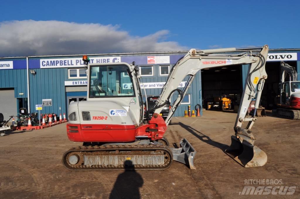 Takeuchi TB 250-2 小型挖土機/掘鑿機<7t(小型挖掘機)