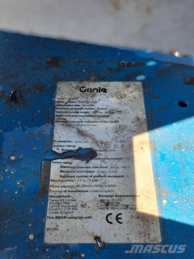 Genie GS4047 剪式升降機
