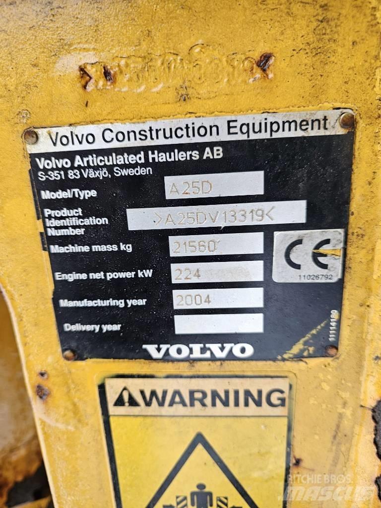 Volvo A25D / a30, a35 鉸接式起吊車