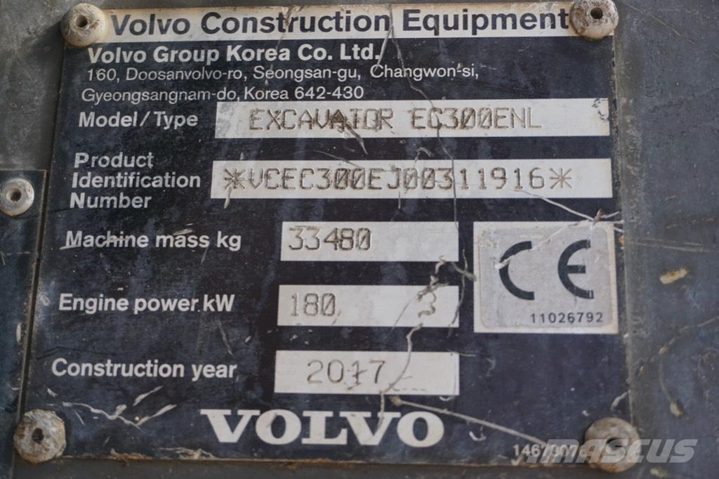 Volvo EC 300 E 履帶式 挖土機/掘鑿機/挖掘機