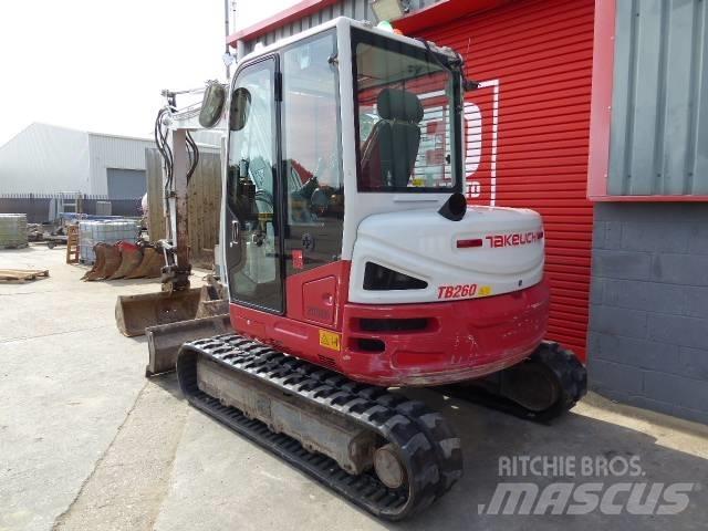 Takeuchi TB 260 小型挖土機/掘鑿機<7t(小型挖掘機)