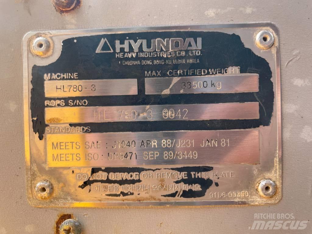 Hyundai HL 780-3 A 輪胎式裝載機
