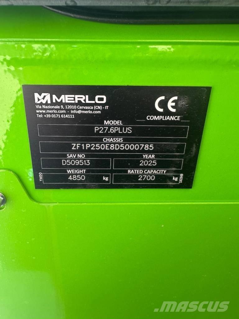 Merlo P 27.6 Plus 伸縮臂操作車