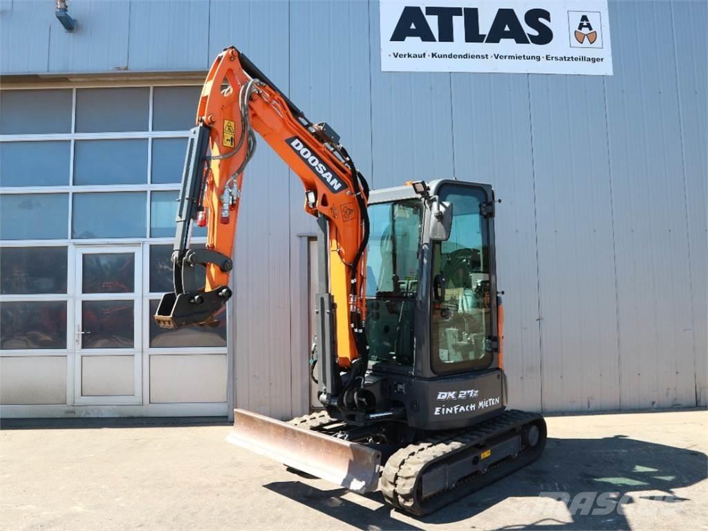 Doosan DX27Z-7 小型挖土機/掘鑿機<7t(小型挖掘機)