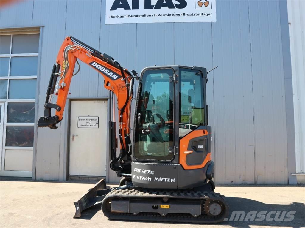 Doosan DX27Z-7 小型挖土機/掘鑿機<7t(小型挖掘機)
