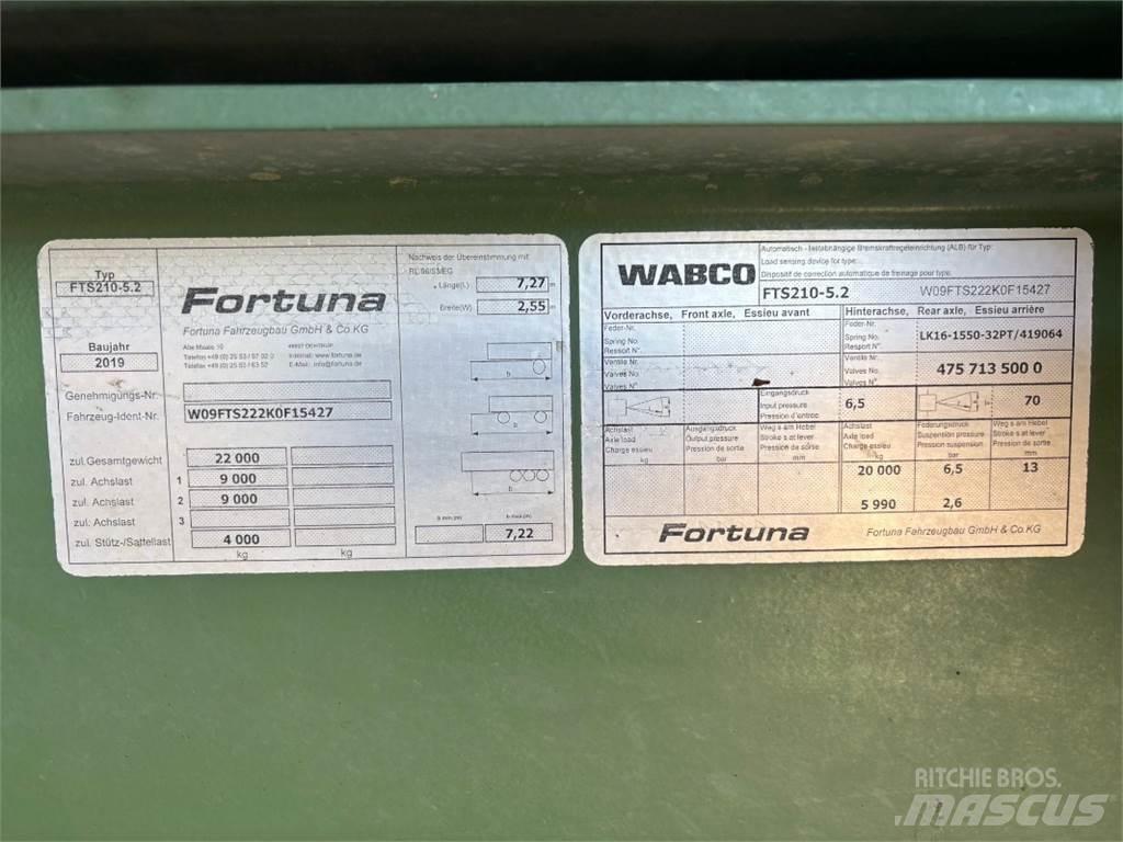 Fortuna FTS 210 草捆拖車