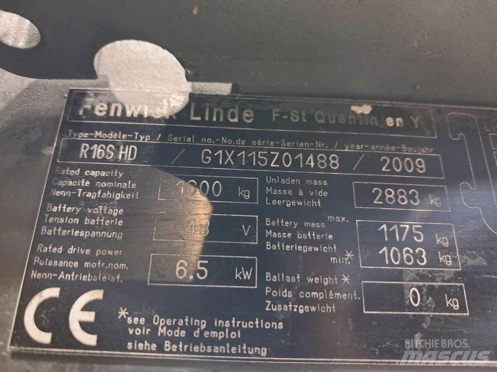 Linde R16 S HD 前伸式堆高機(叉車)