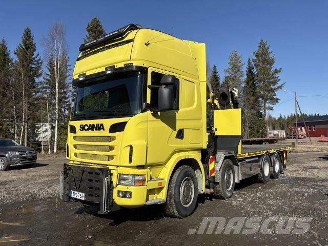 Scania R164G 8*4 起重機卡車