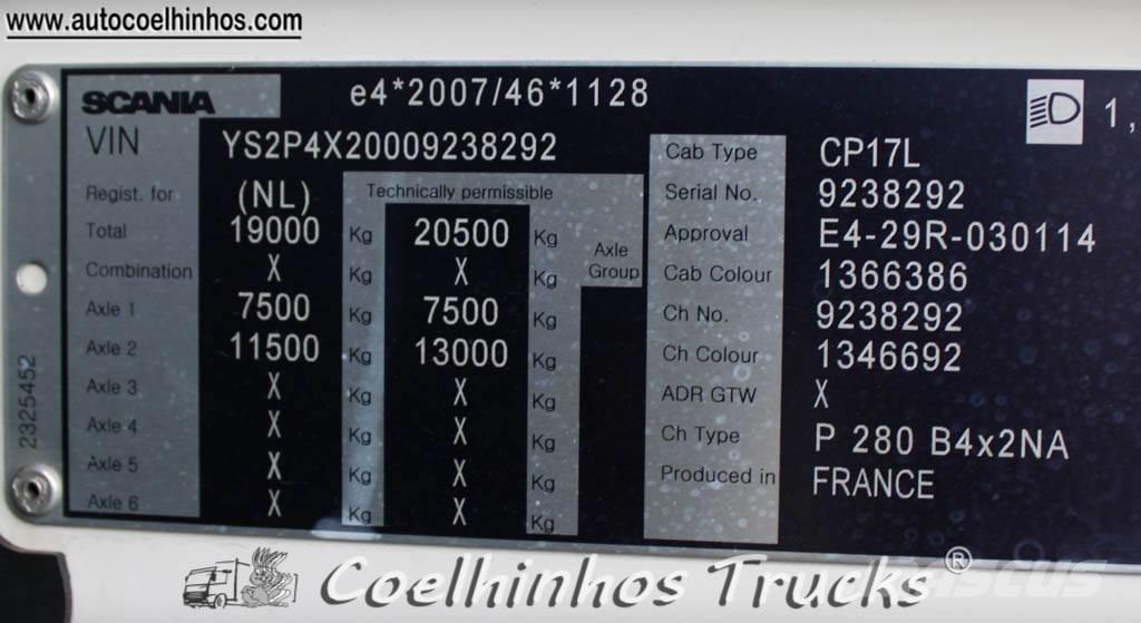 Scania P 280 貨箱式卡車