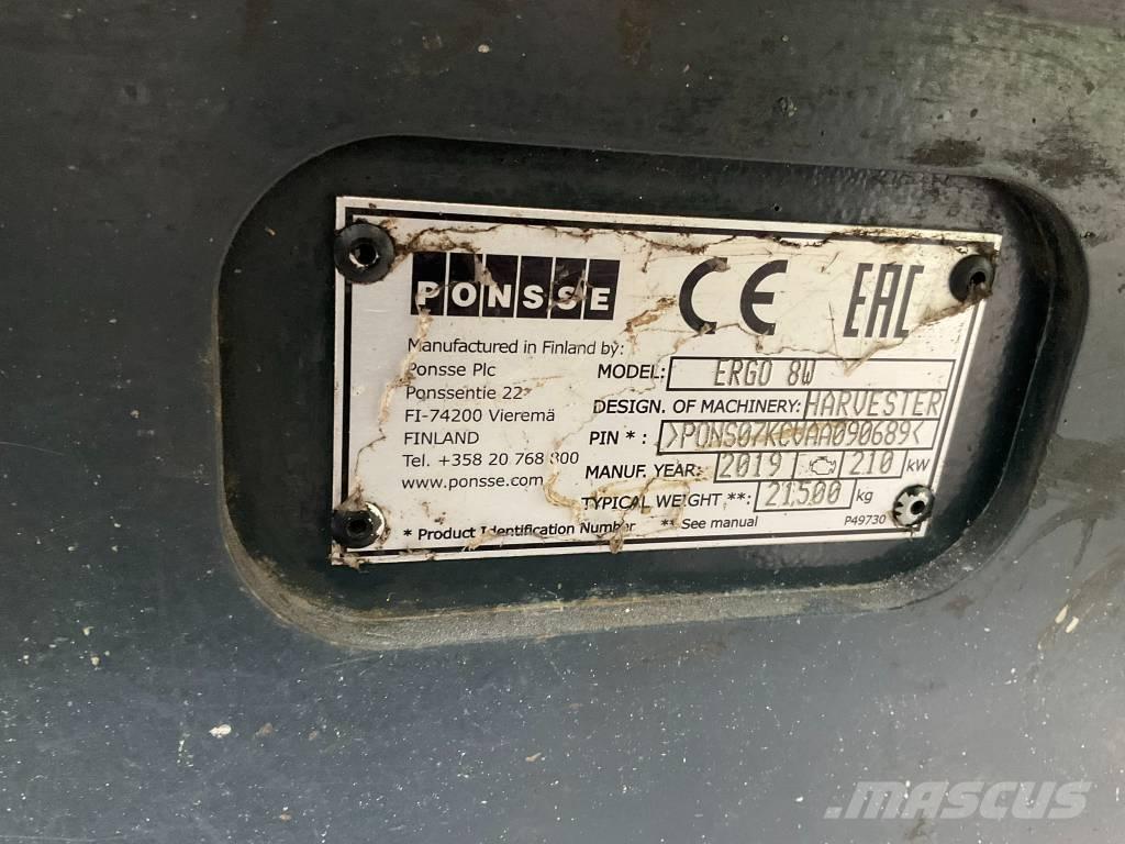 Ponsse Ergo 8W 收穫機