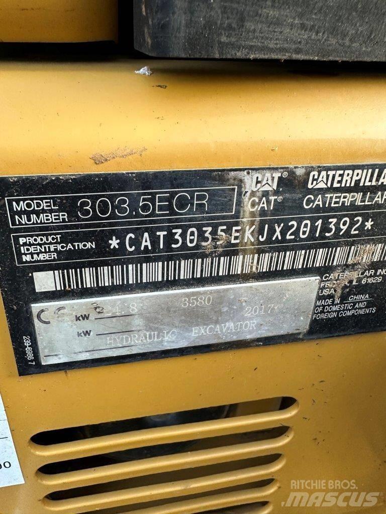 CAT 303.5 E CR 小型挖土機/掘鑿機<7t(小型挖掘機)