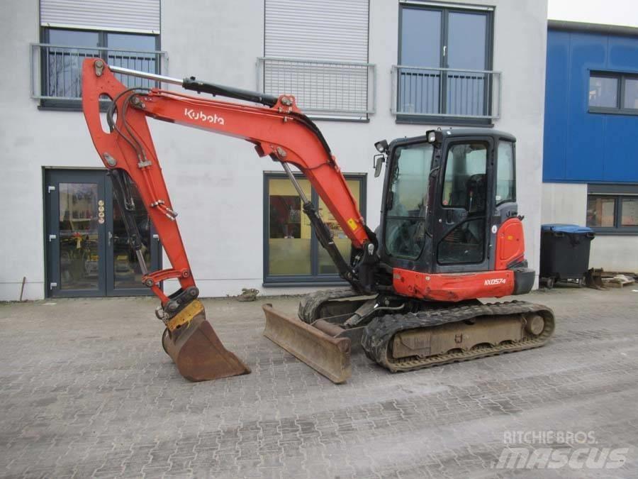 Kubota KX 057-4 小型挖土機/掘鑿機<7t(小型挖掘機)