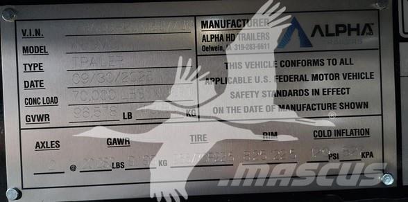  ALPHA HD A80MG 地架式半拖車