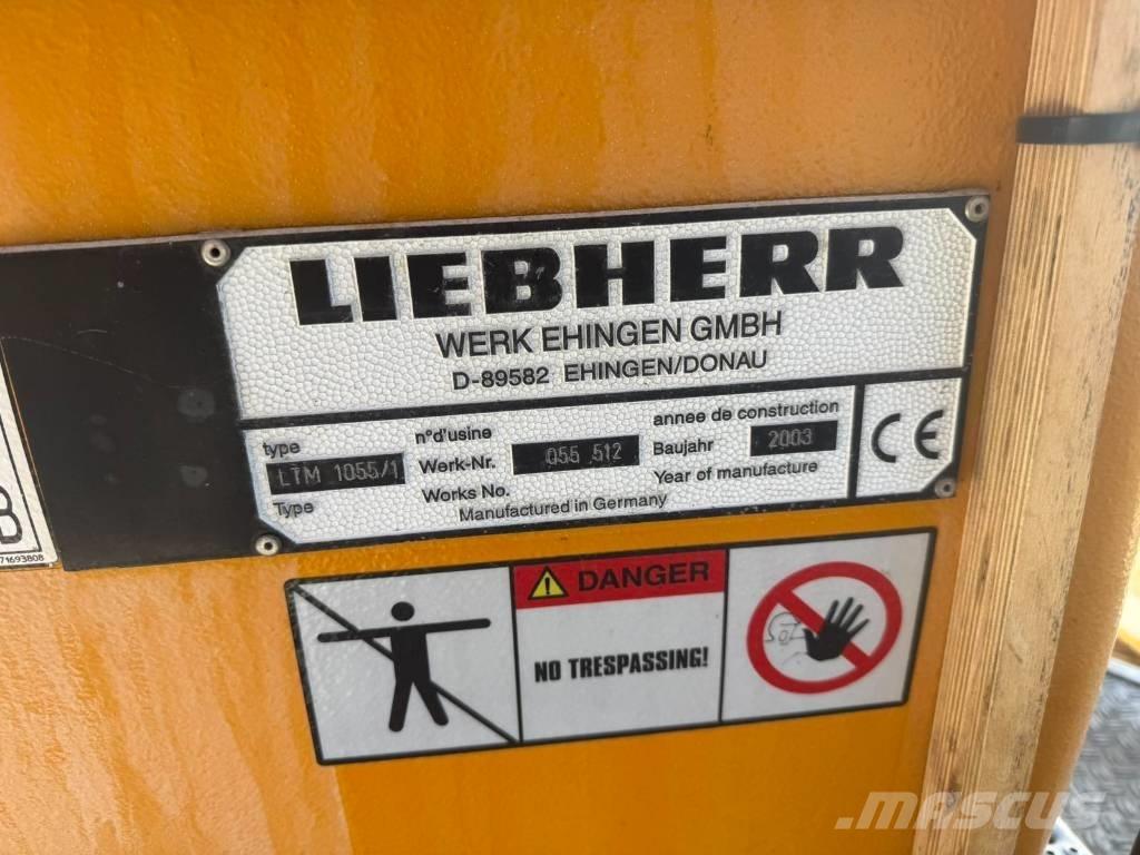 Liebherr LTM 1055-1 全路面起重機/吊車