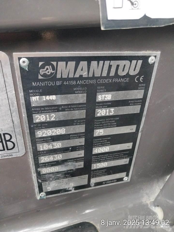 Manitou MT1440 伸縮臂操作車