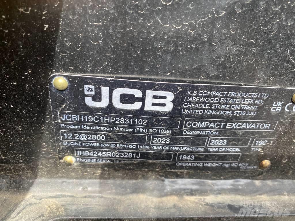 JCB 19 C-1 小型挖土機/掘鑿機<7t(小型挖掘機)