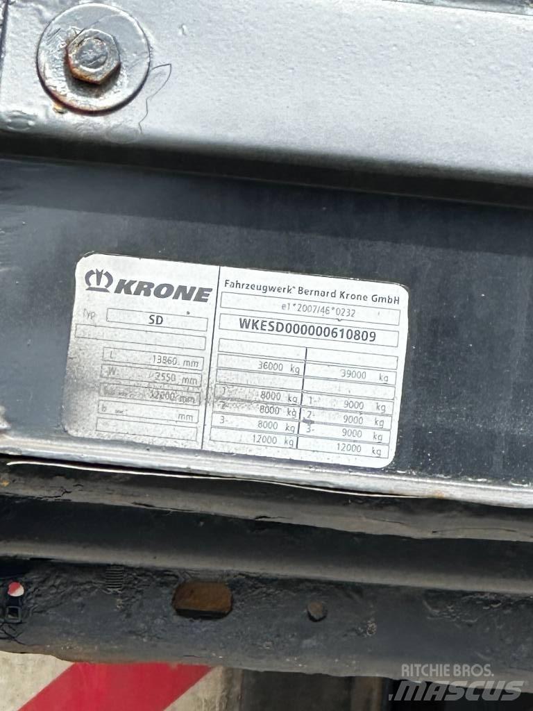 Krone SD 平台/側卸半拖車