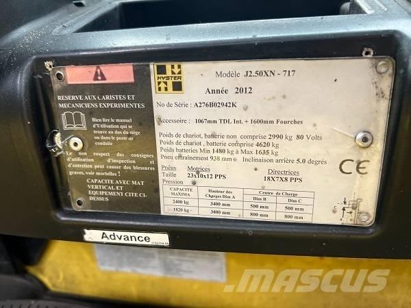 Hyster J2.5XN 電動堆高機