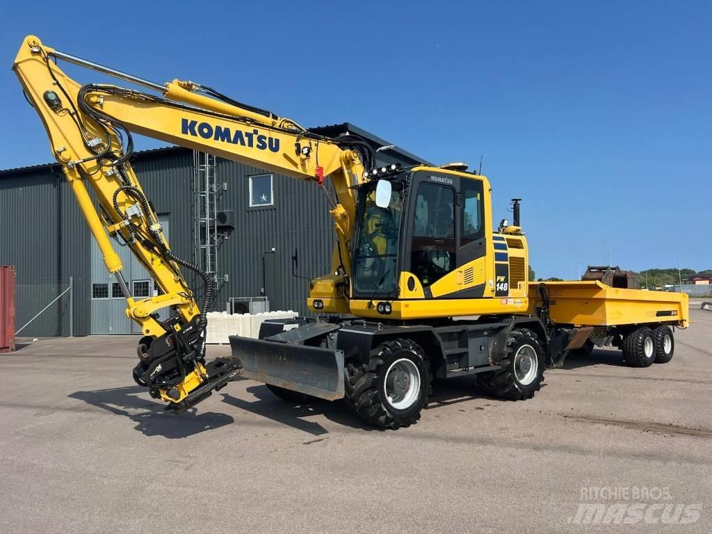 Komatsu PW148-11 旋轉式挖土機/掘鑿機/挖掘機