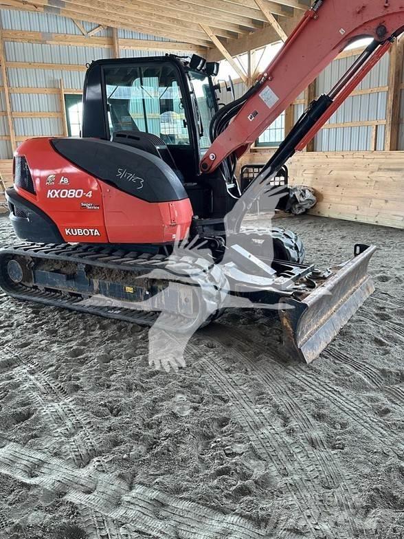 Kubota KX080-4 履帶式 挖土機/掘鑿機/挖掘機