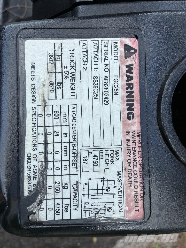 Mitsubishi FGC 25 N 堆高機(叉車)-其他