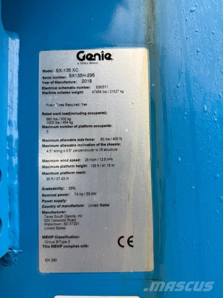 Genie SX 135 XC 曲臂高空作業車