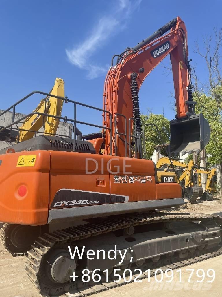 Doosan DX 340 中型挖土機/掘鑿機/挖掘機 7t-12t